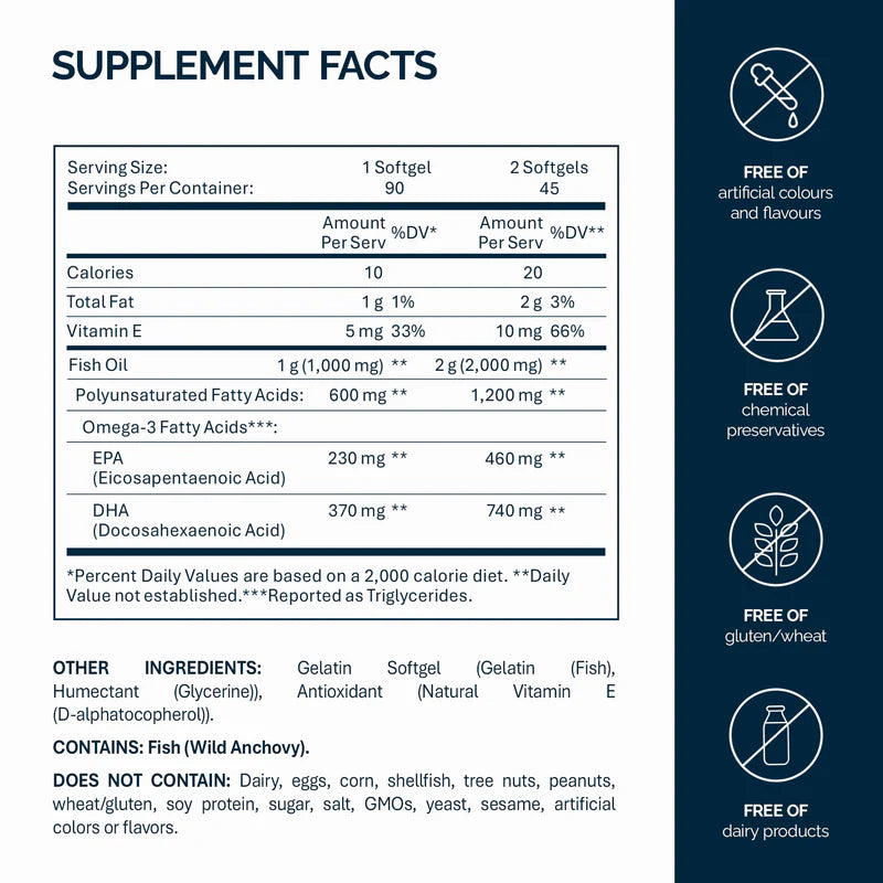 Omega-3 Strong DHA - 90 Capsules