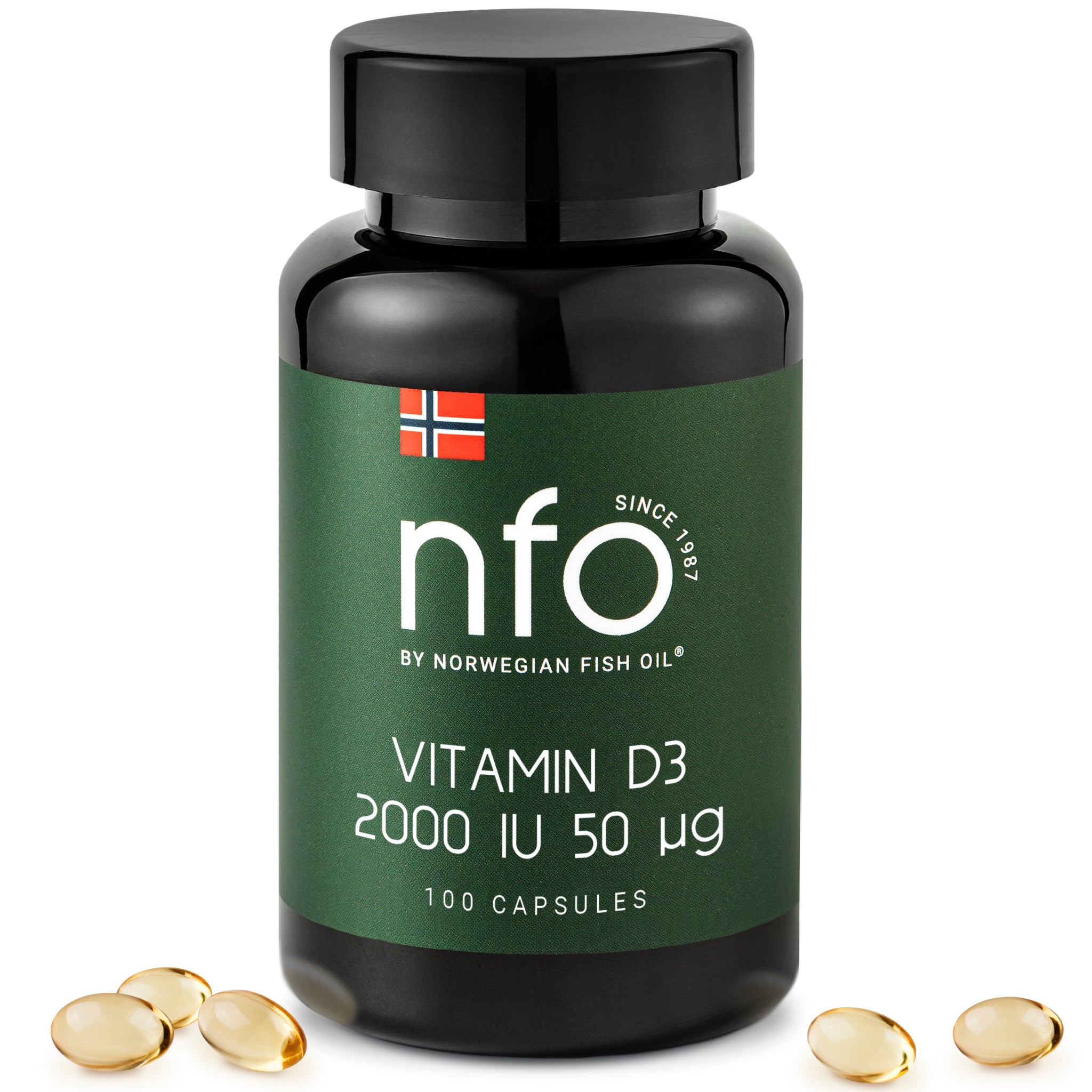 Vitamin D3 2,000 IU - 100 Capsules