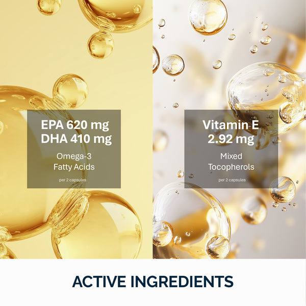 Omega-3 强效配方含鱼明胶