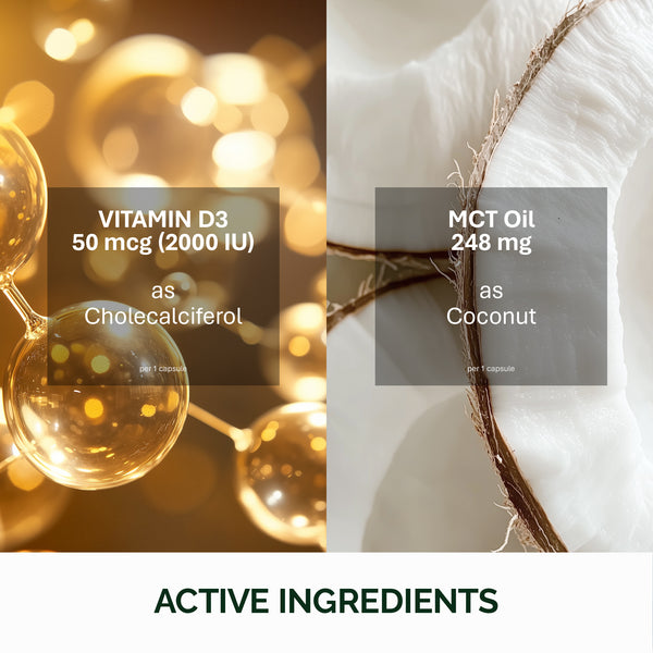 维生素D3 2,000 IU 50微克