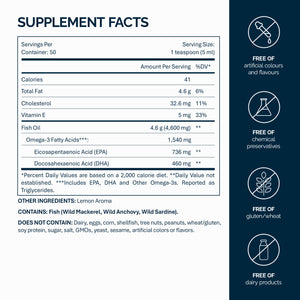 柠檬味液体Omega-3 250ml